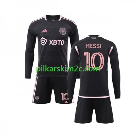 Koszulka Inter Miami Lionel Messi 10 Dziecięca Precz 2023/24 Koszulki Piłkarskie(L/S)